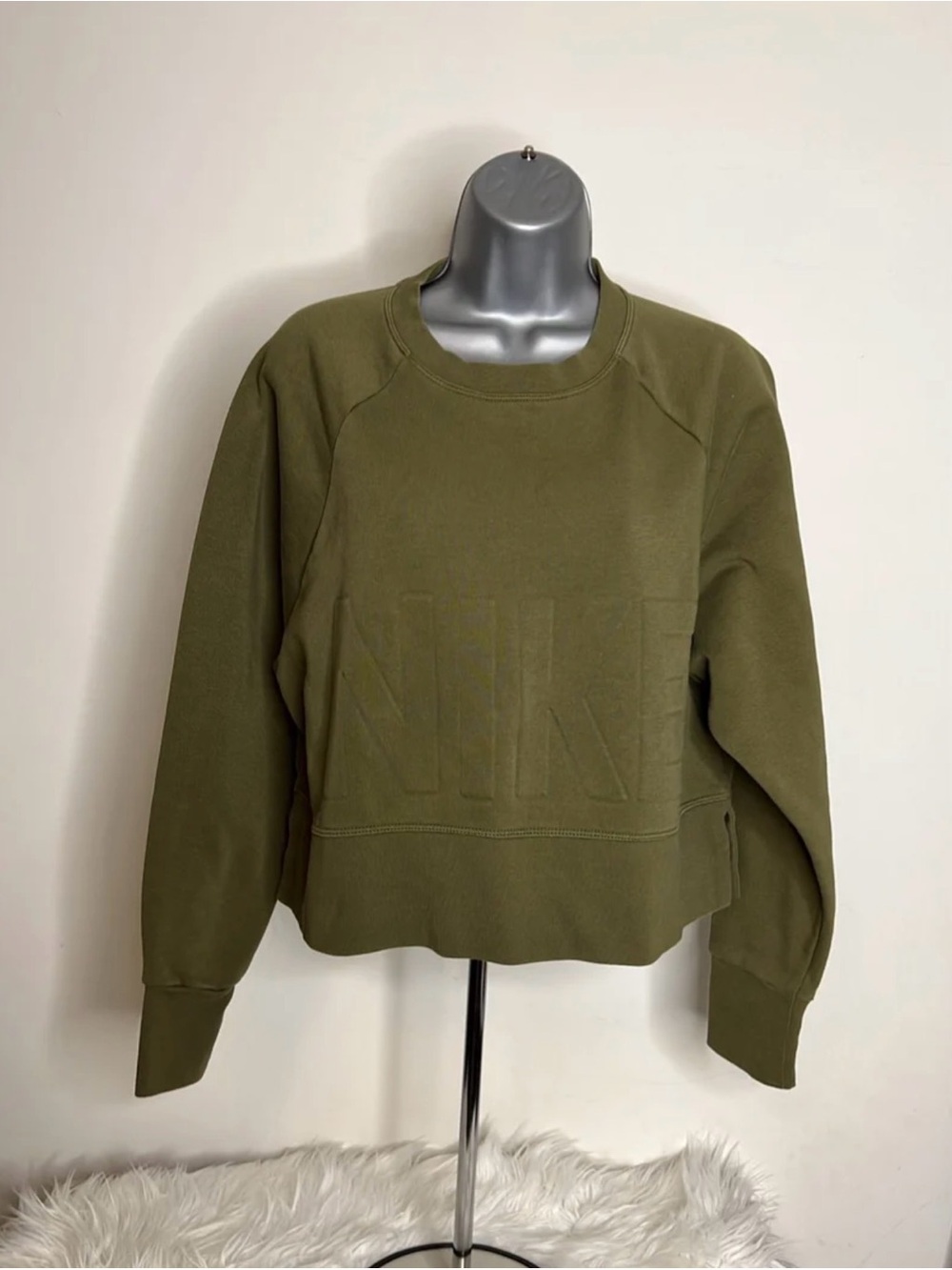 Nike Olive Green Crewneck Sweatshirt